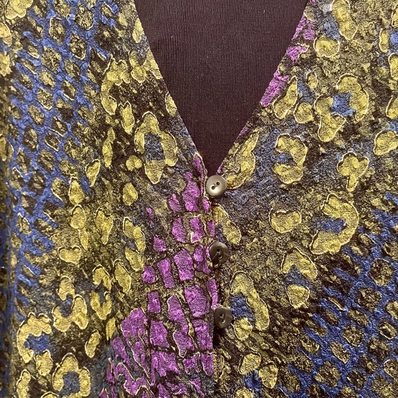 Mirasol 2-Piece Set Skirt & Top Y2K Womens Sz Large Multicolor Floral .01#S-1421 - Picture 3 of 9